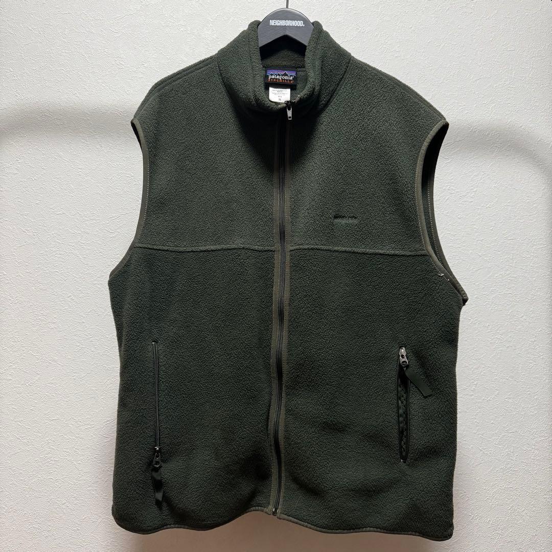 patagonia Synchilla XL ベスト オリーブグリーン
