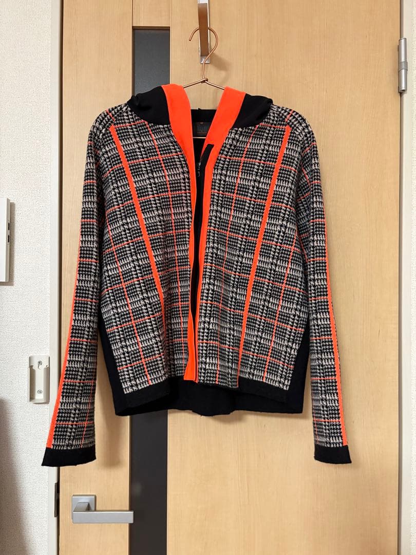 m*i様 セール✨️コシノヒロコ グレンチェックニットパーカー