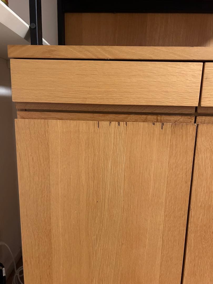 unico カップボード HOXTON 食器棚 定価14万円