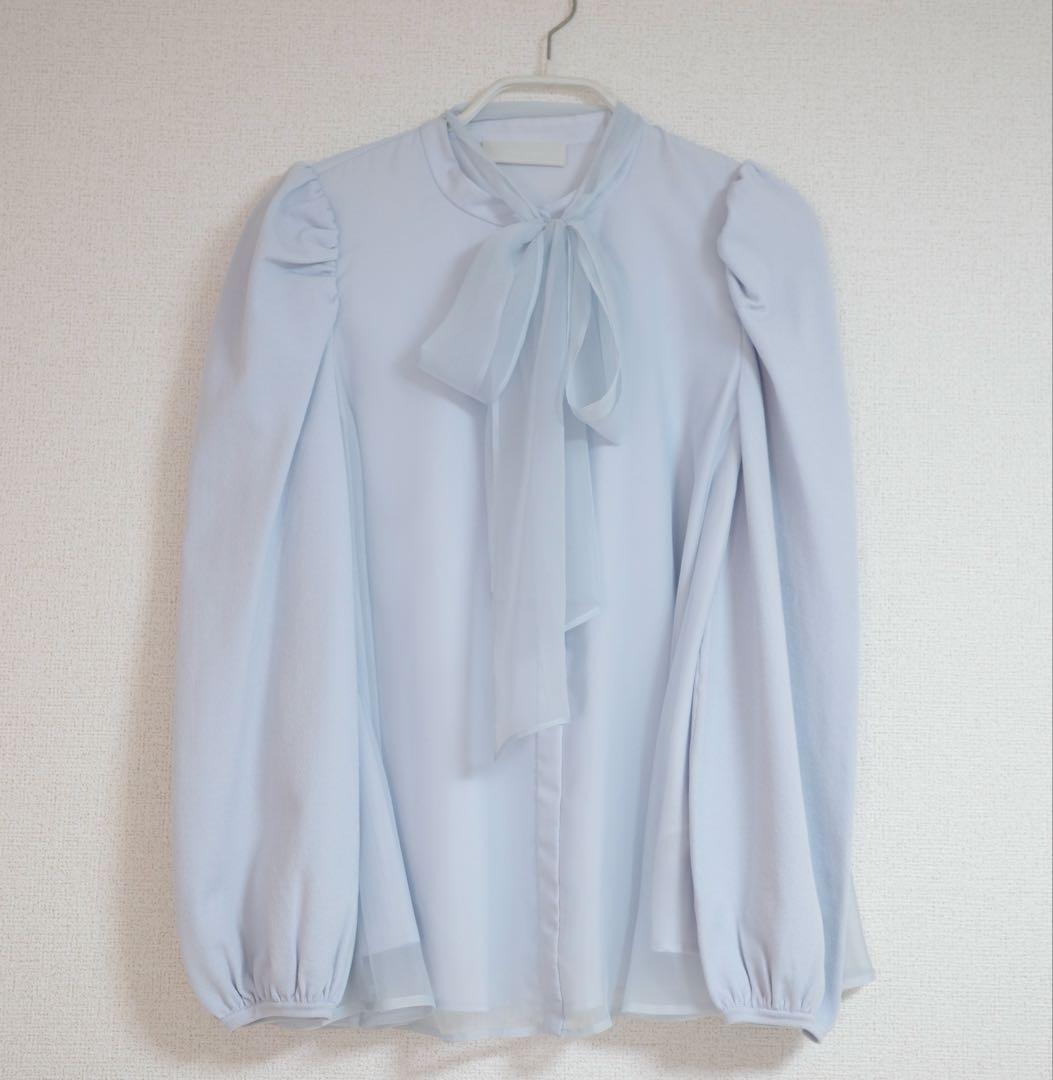 【お値下げ中】【新品】CELFORD ニットコンビレイヤードフレアブラウス　36