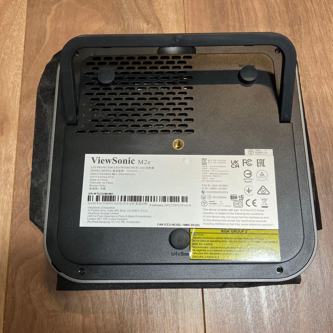 ViewSonic Mシリーズ ポータブルLEDプロジェクター本体/箱/説明書付