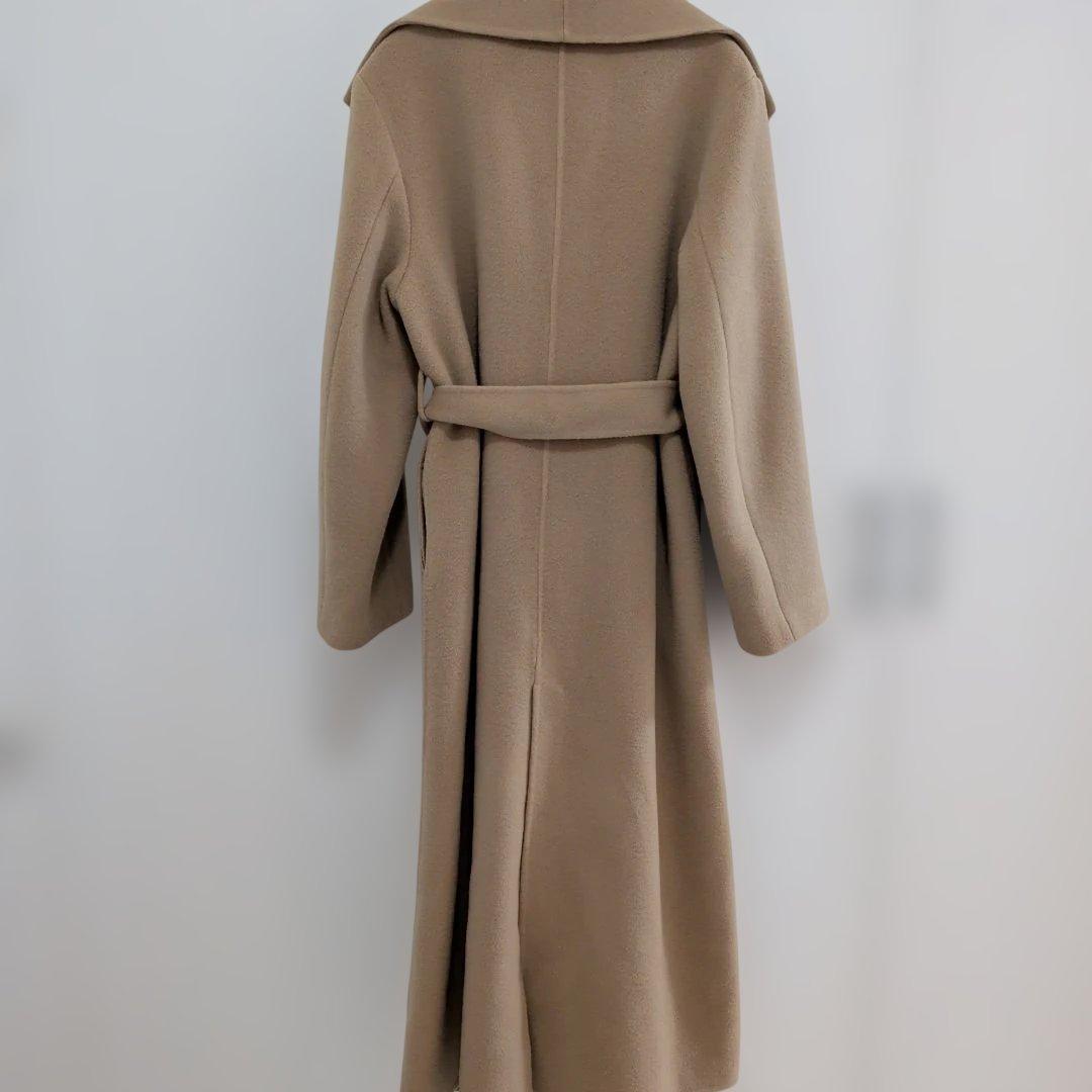 ビッグカラーリバーコートMサイズ キャメル ベージュ