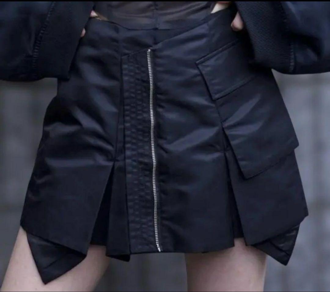 ESIO nylon MA-1ジップスカート