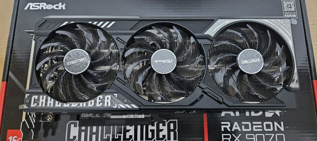 ASRock RX 9070 Challenger 16GB グラフィックボード