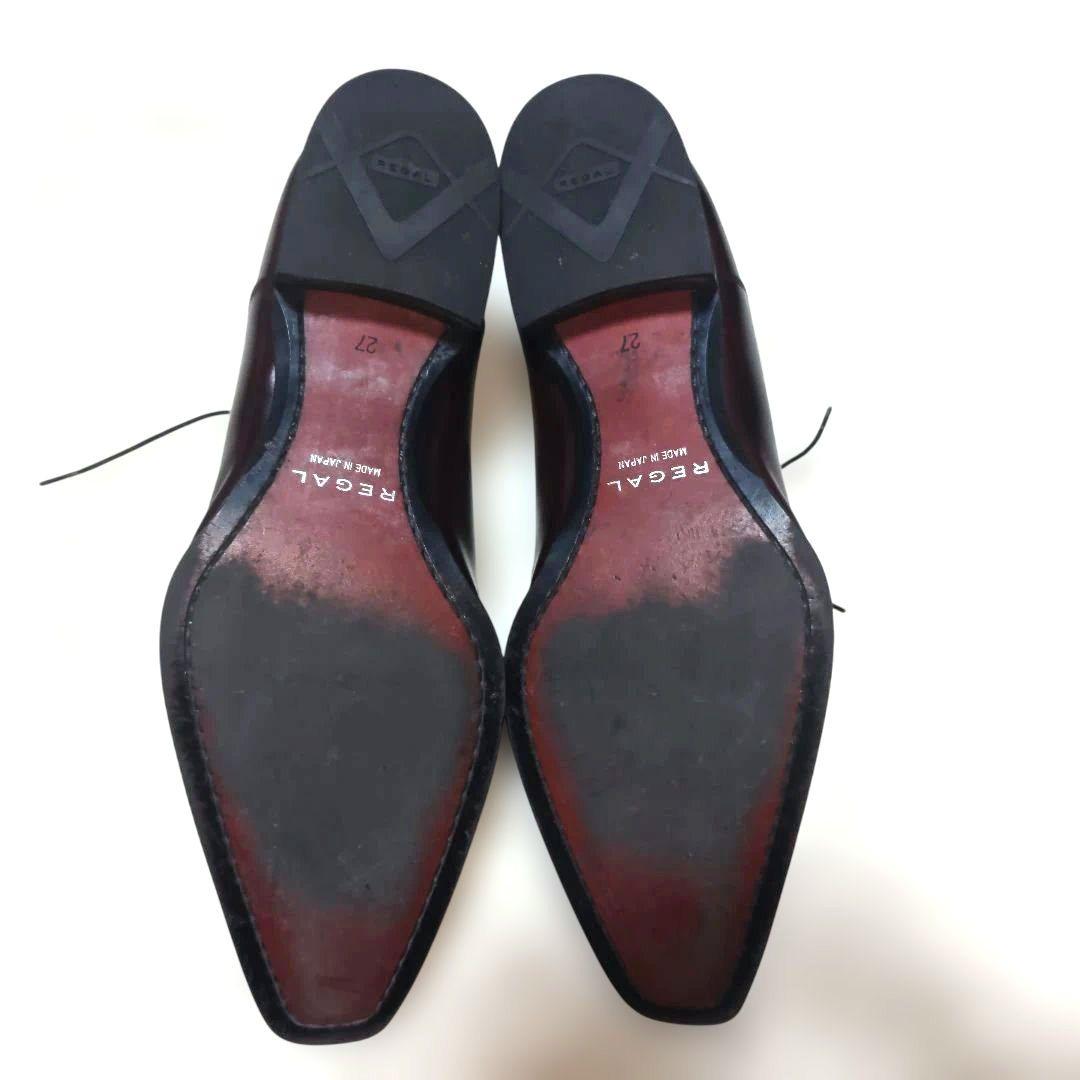 REGAL 911R 27 ダークブラウン ストレートチップ