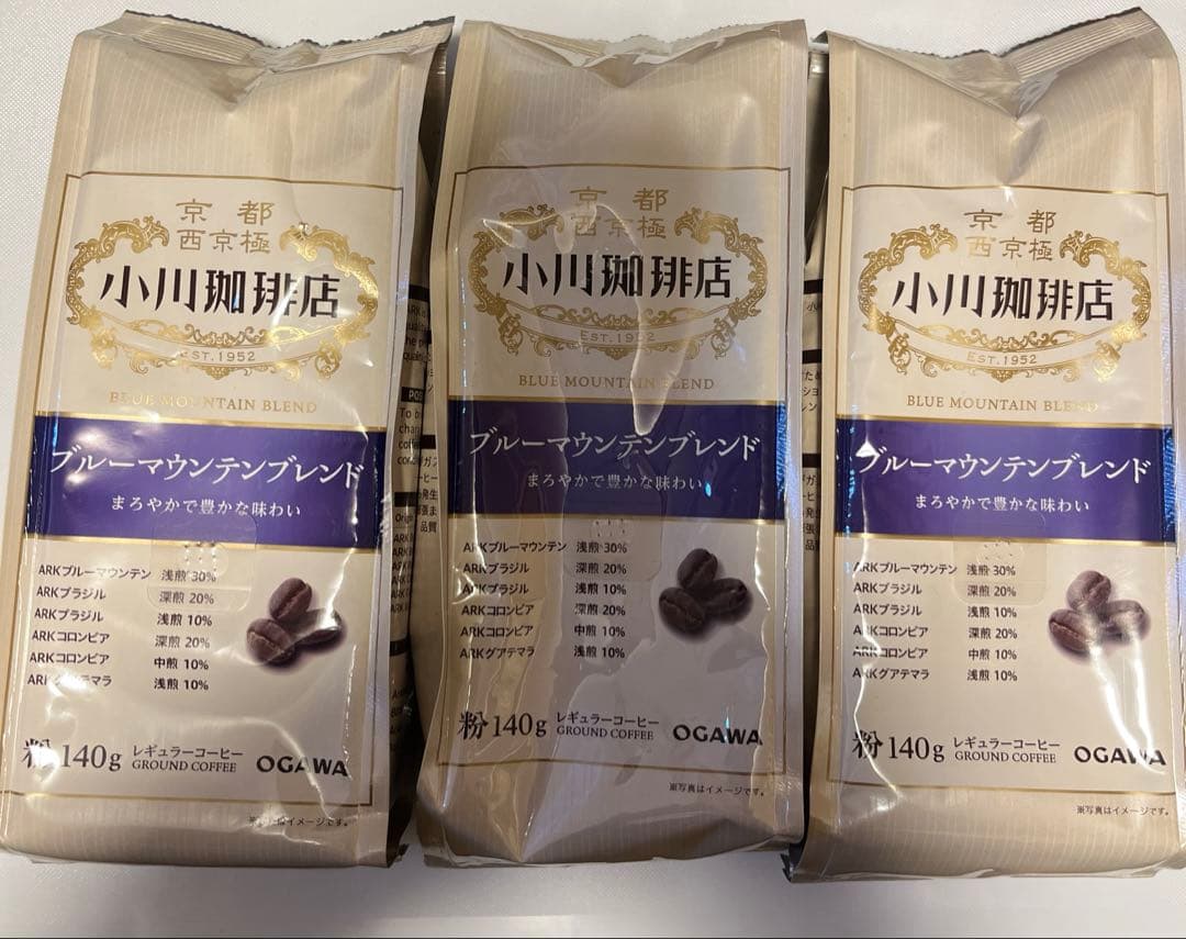 小川珈琲店 ブルーマウンテンブレンド 京都 西京極 小川珈琲店140g 粉 高級