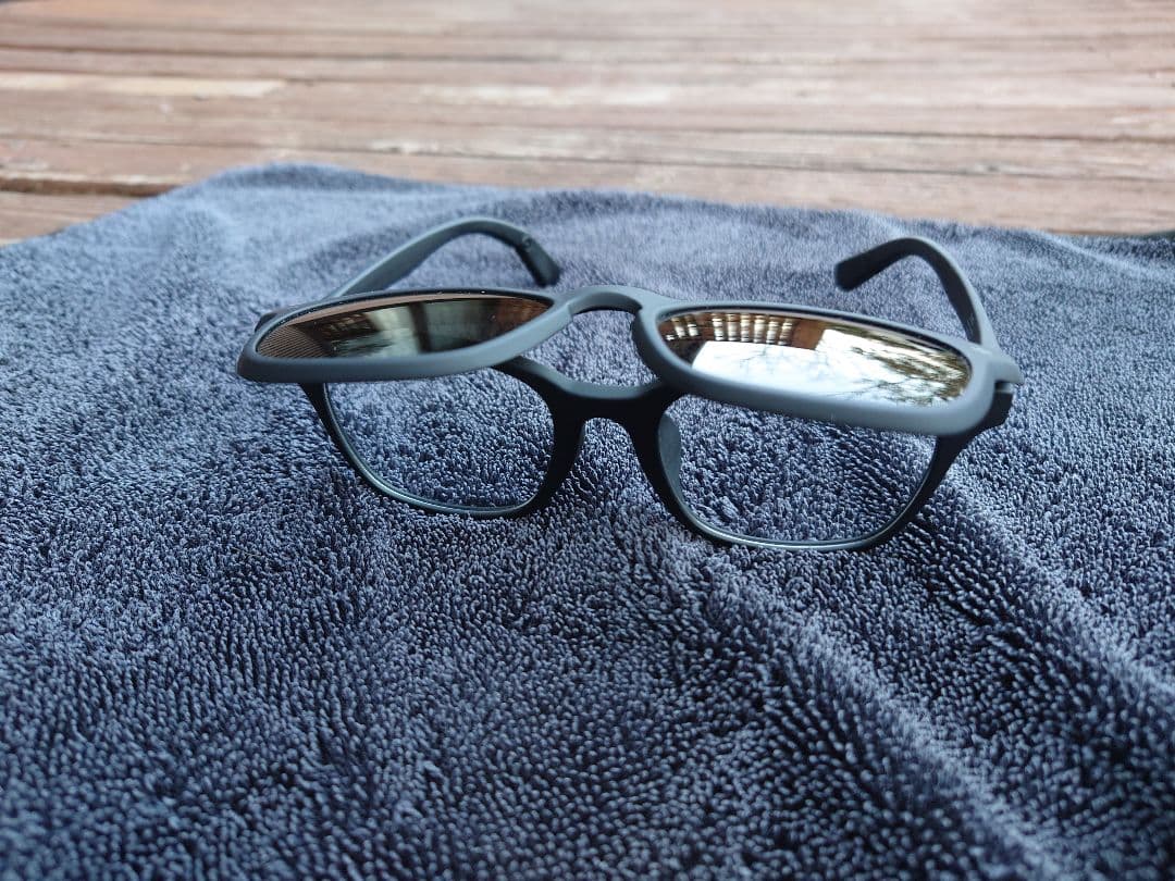 【超美品】限定品 スノーピーク JINSメガネコラボ ブラック サングラス兼用