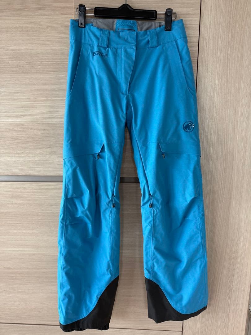 マムートレディース スキーパンツ 水色