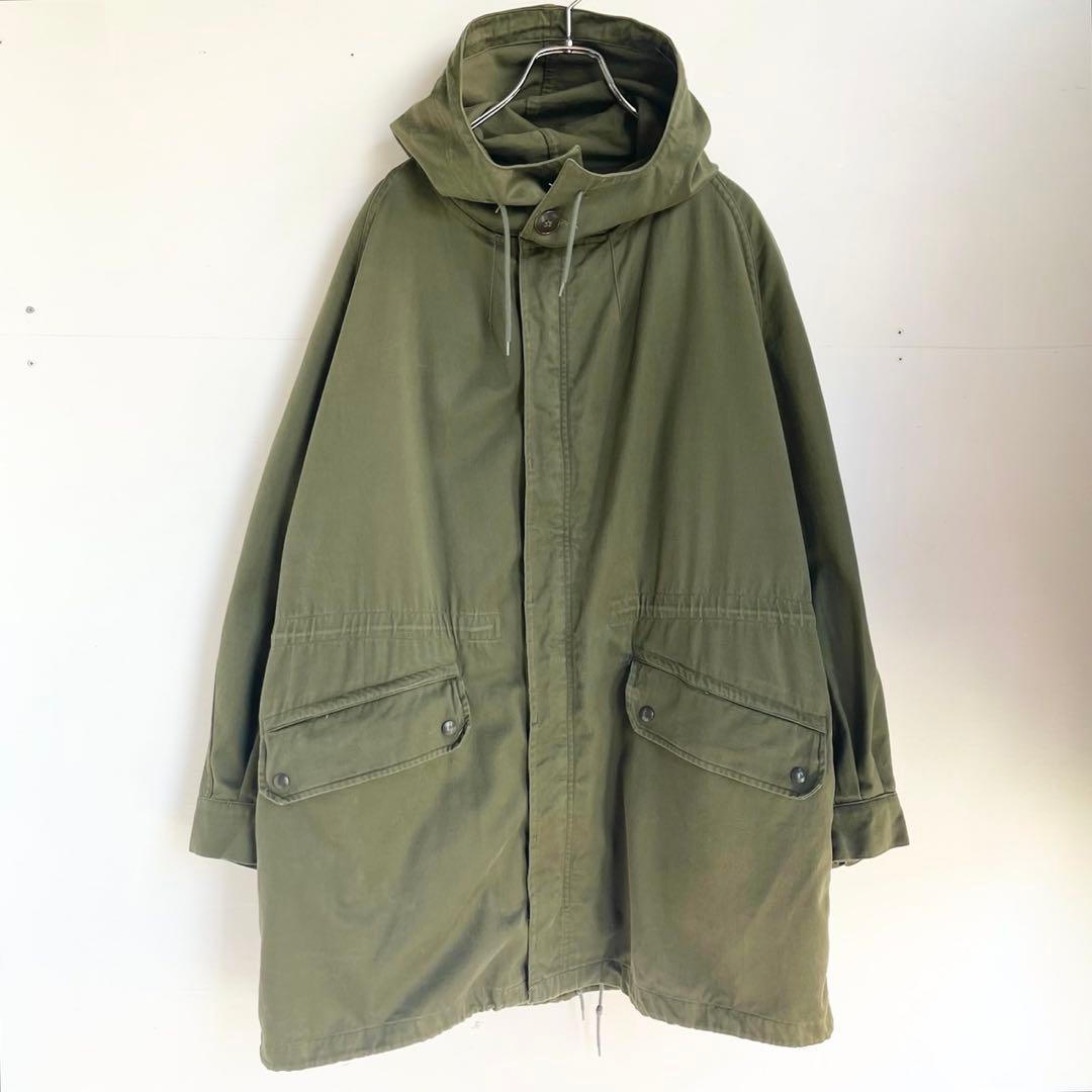 60s 希少タグ フランス軍 M64パーカー ヴィンテージ ミリタリー ユーロ