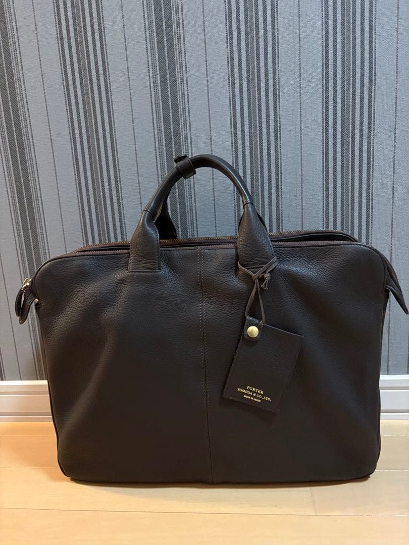【最終値下げ】PORTER withシリーズ　本革バッグ 未使用