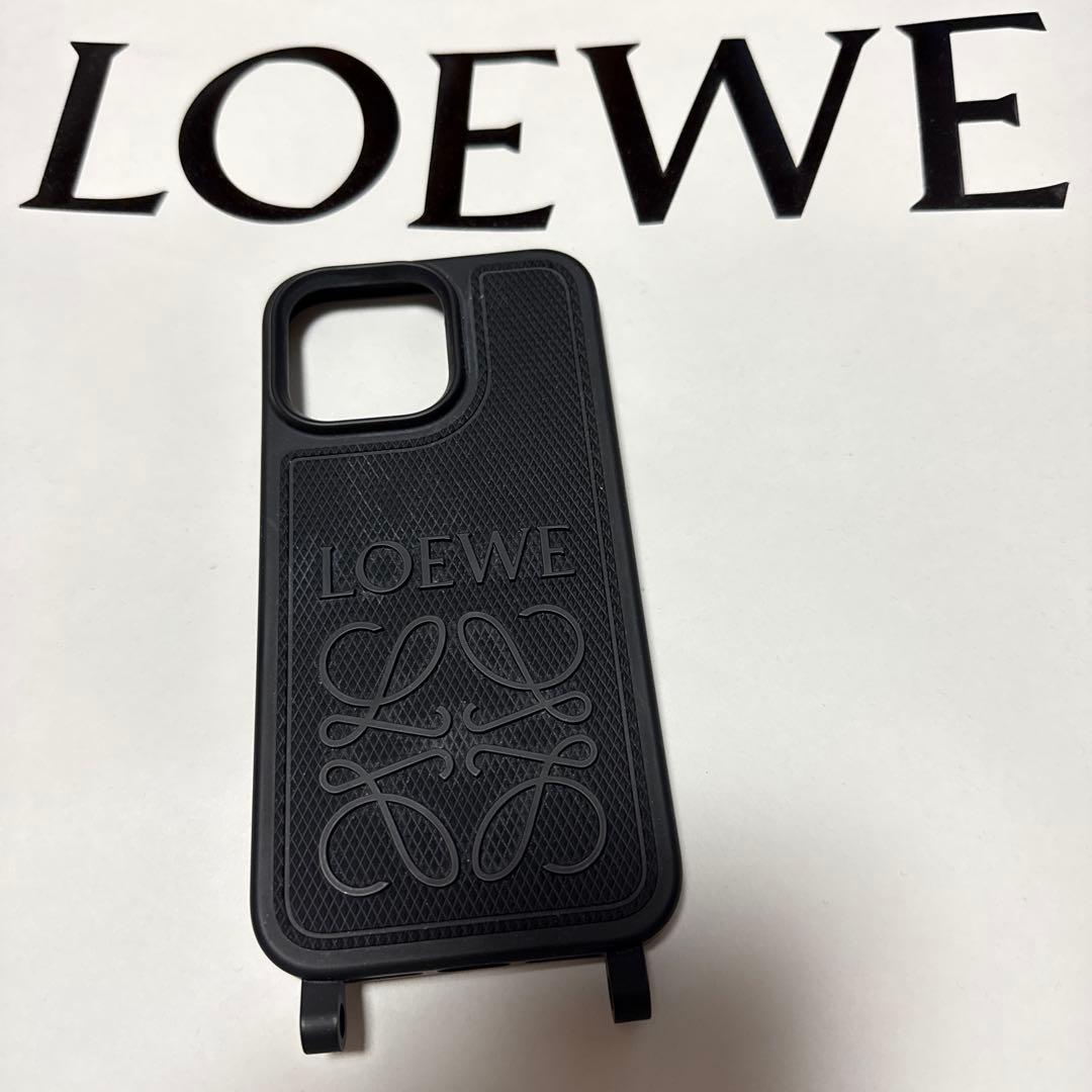 LOEWE ブラック iPhone14ProMaxケース