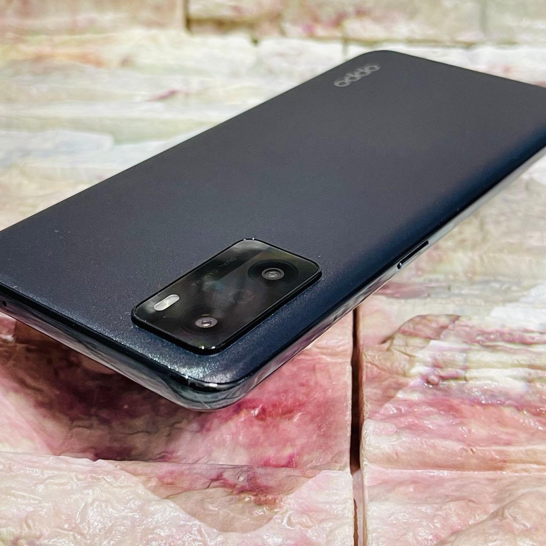 SIMフリー OPPO A55s 5G 64GB 341 ブラック 電池良好