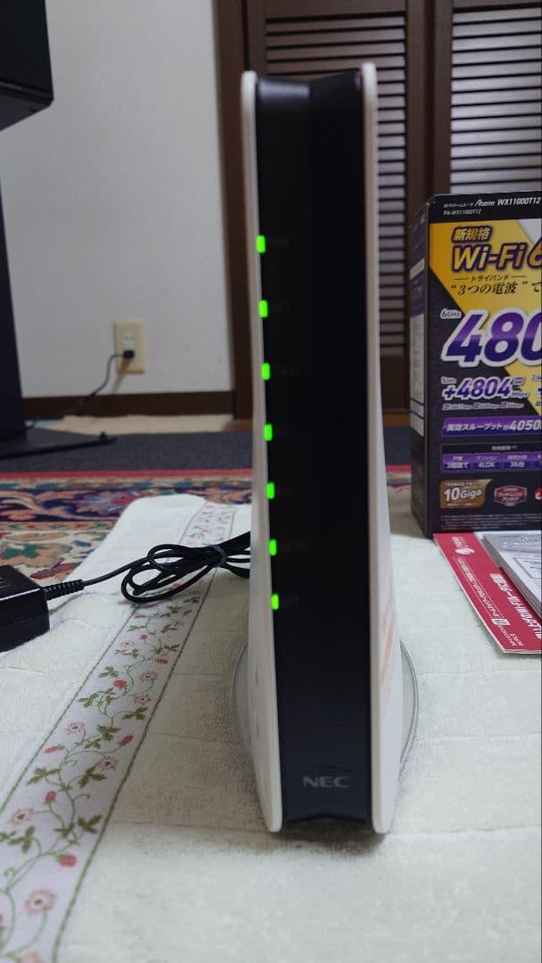 NEC 無線LANルーター Aterm WX11000T12　✕　２台