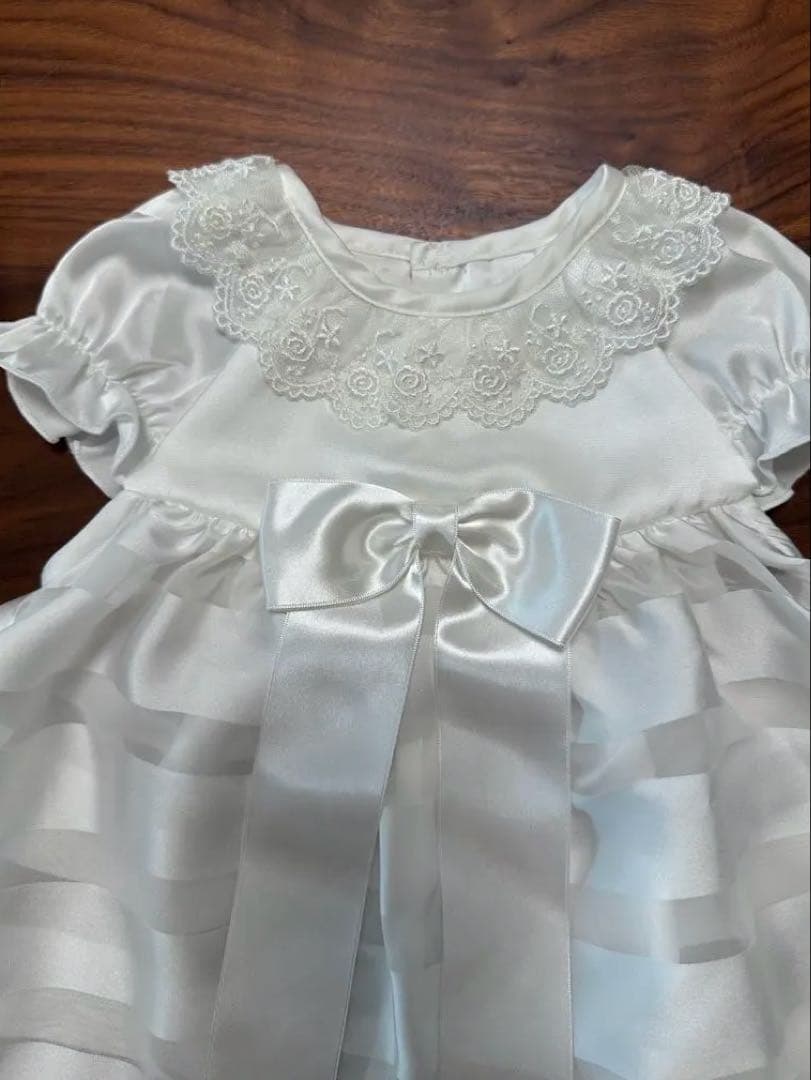 【50-60cm】ミキハウス セレモニードレスセット通年タイプ　箱あり