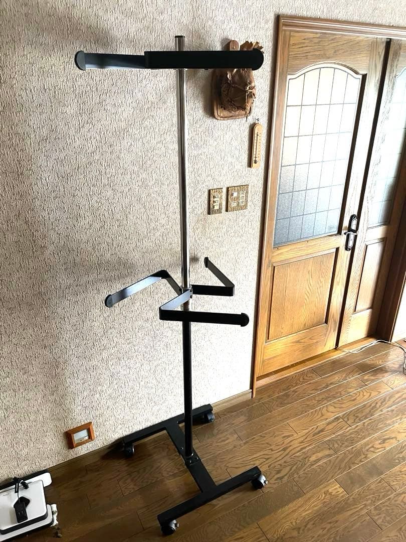 【商品】通販生活　回転ハンガーラック　森の服　SGマーク付き