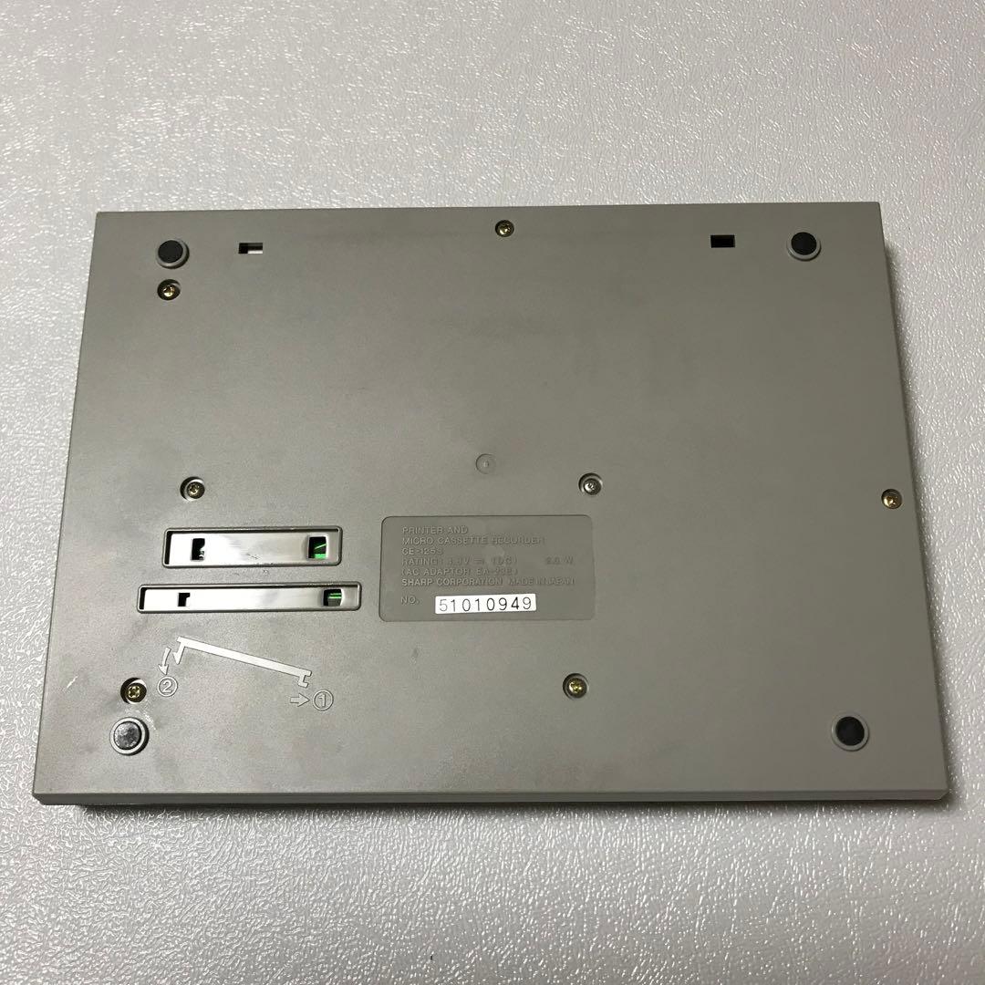 SHARP PC-1262 CE-125S ポケットコンピュータ　カバー付き