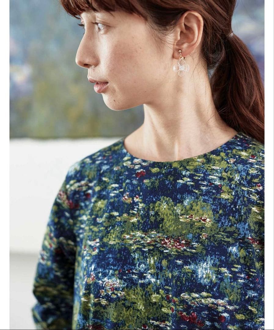 期間限定お値下げ中！新品未使用　フェリシモ　モネ　ワンピース　Mサイズ