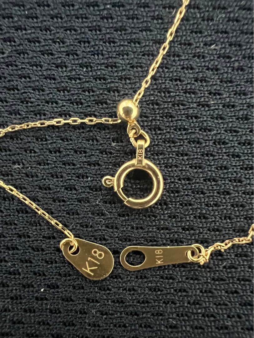 オパール　K18ネックレス