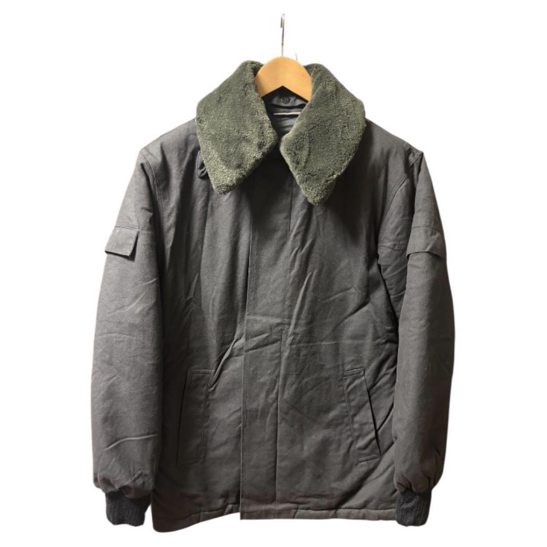 東ドイツ軍 襟ボア ジャケット k44 ブラック 中綿 NVA