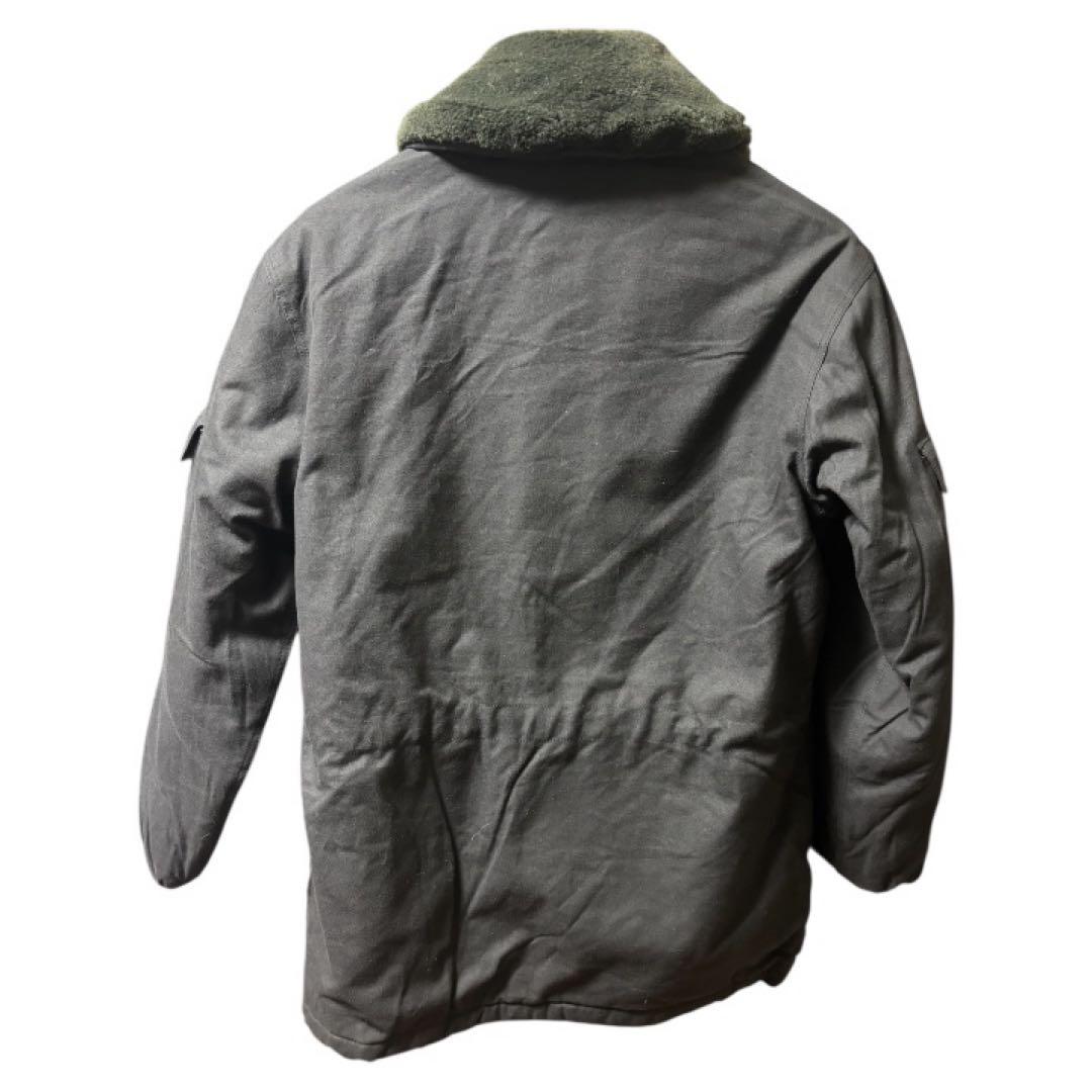 東ドイツ軍 襟ボア ジャケット k44 ブラック 中綿 NVA