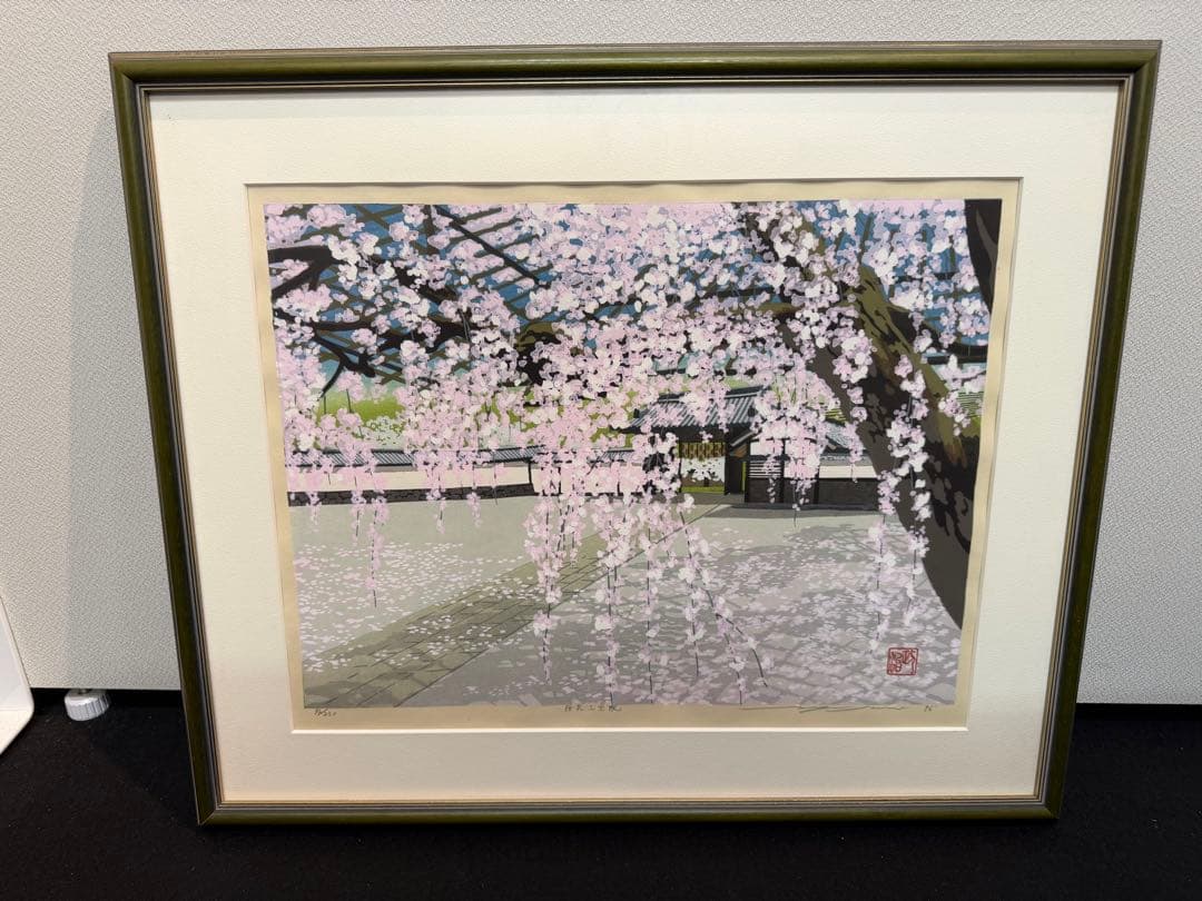 T*K様 井堂雅夫　桜花三宝院　72/250 絵画　リトグラフ