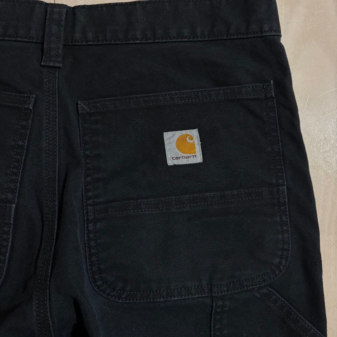 【早い者勝ち】Carhartt ダブルニー　ブラック　30×30