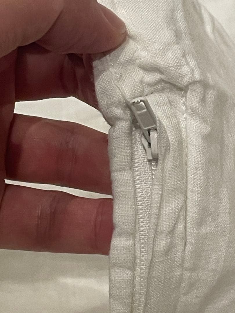 無印良品グレー羽毛掛け布団軽量一層式ダブル