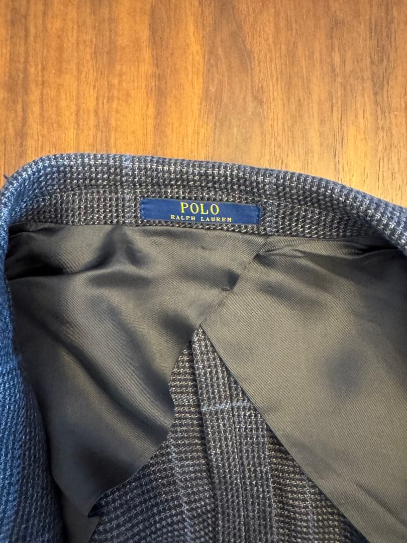 Polo Ralph Lauren テーラードジャケット グレー リネン
