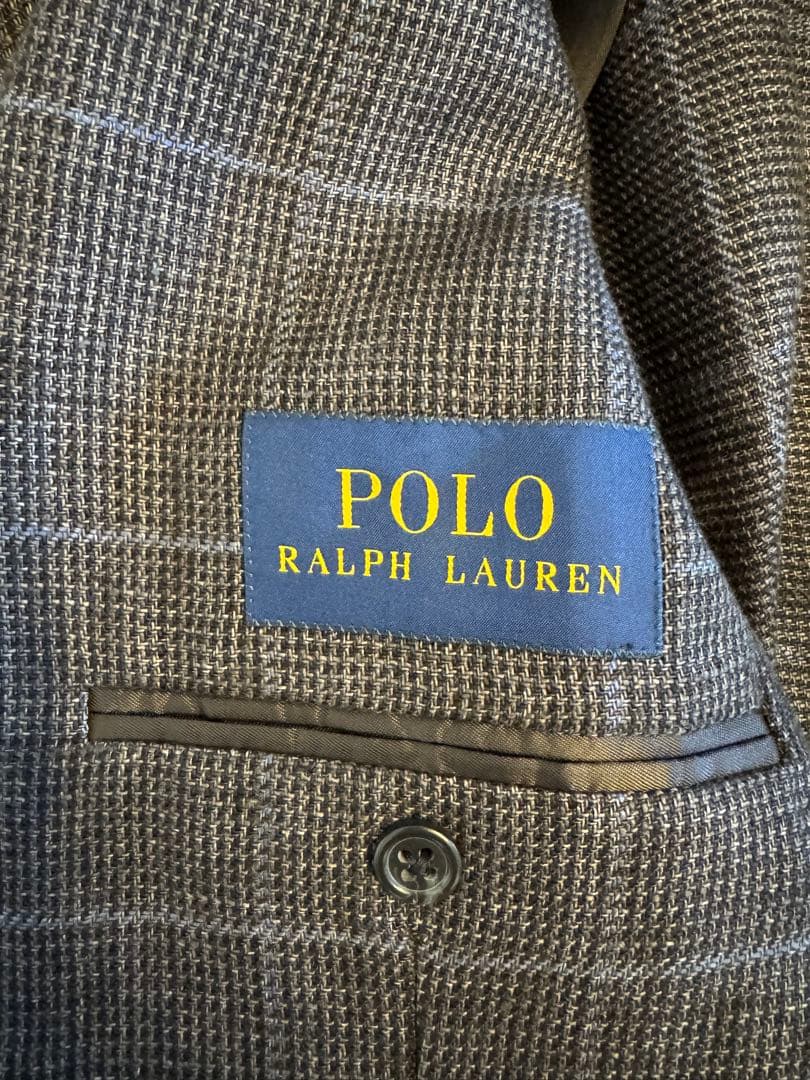 Polo Ralph Lauren テーラードジャケット グレー リネン