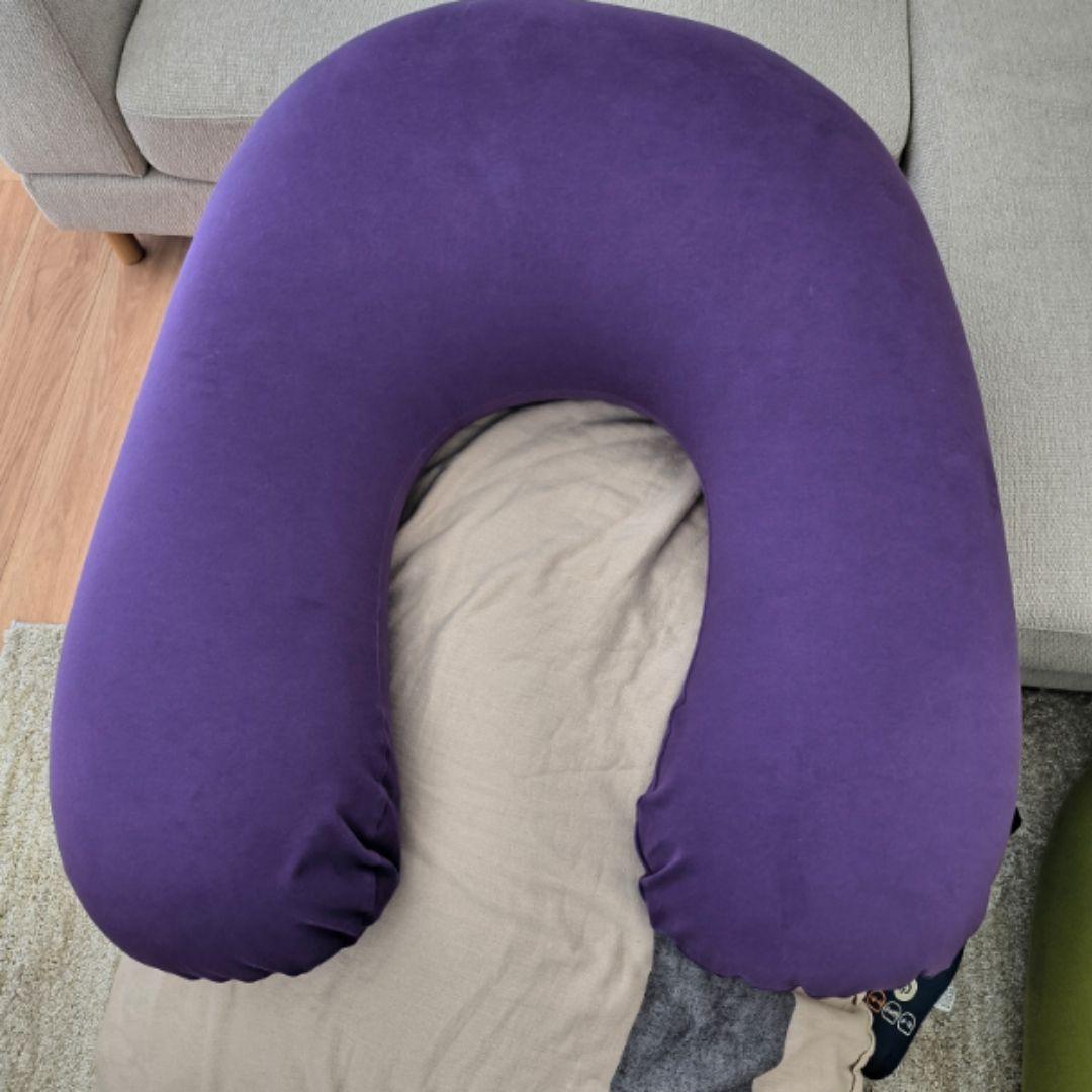 ヨギボーミディ赤とサポート紫