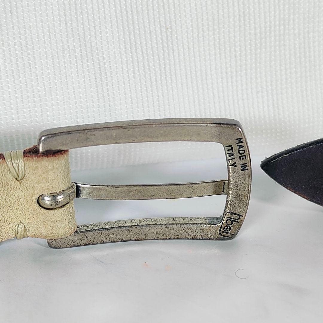 【極美品】Puntovita イタリア製　高級コンチョドレスベルト　袋付き正規品