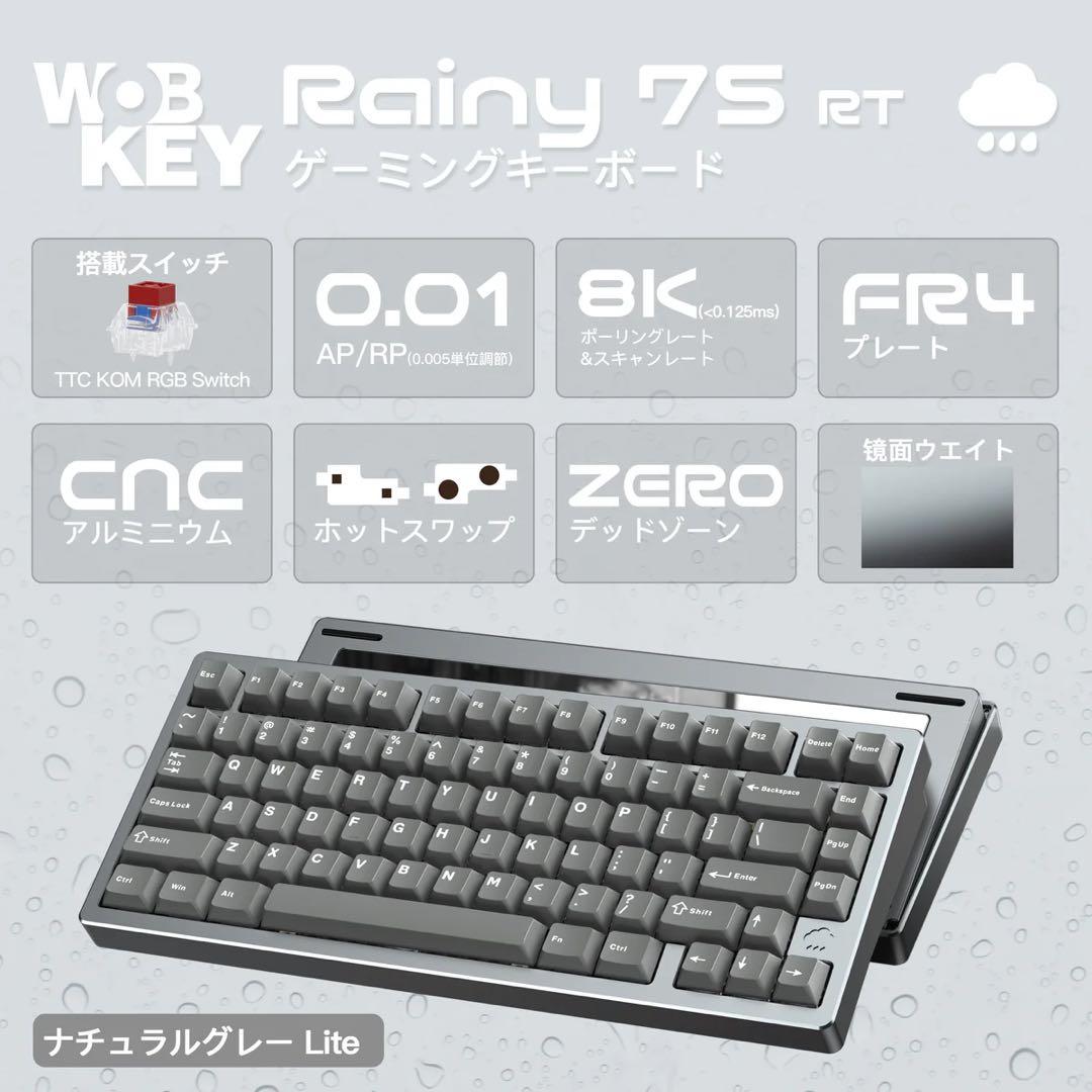 【付属品ほぼ完備】 WOBKEY Rainy75 RT Lite