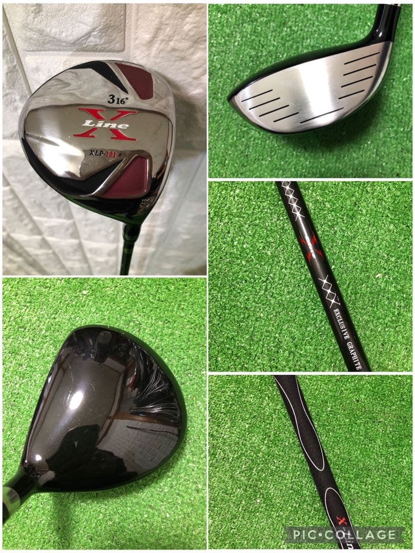 初心者おすすめ☆メンズ ゴルフクラブセット☆X-LINE☆スタンドキャディバッグ