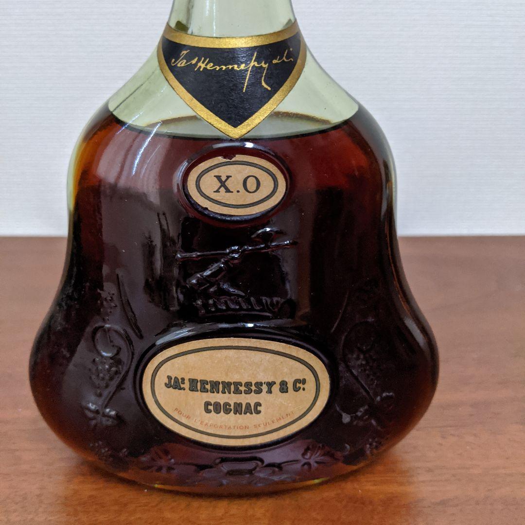 最終価格】Hennessy XO コニャック　グリーンボトル