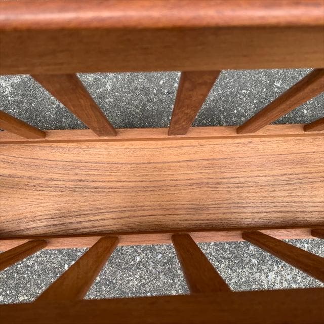 北欧デンマーク｜チーク材ウォールマガジンラック｜ヴィンテージ｜