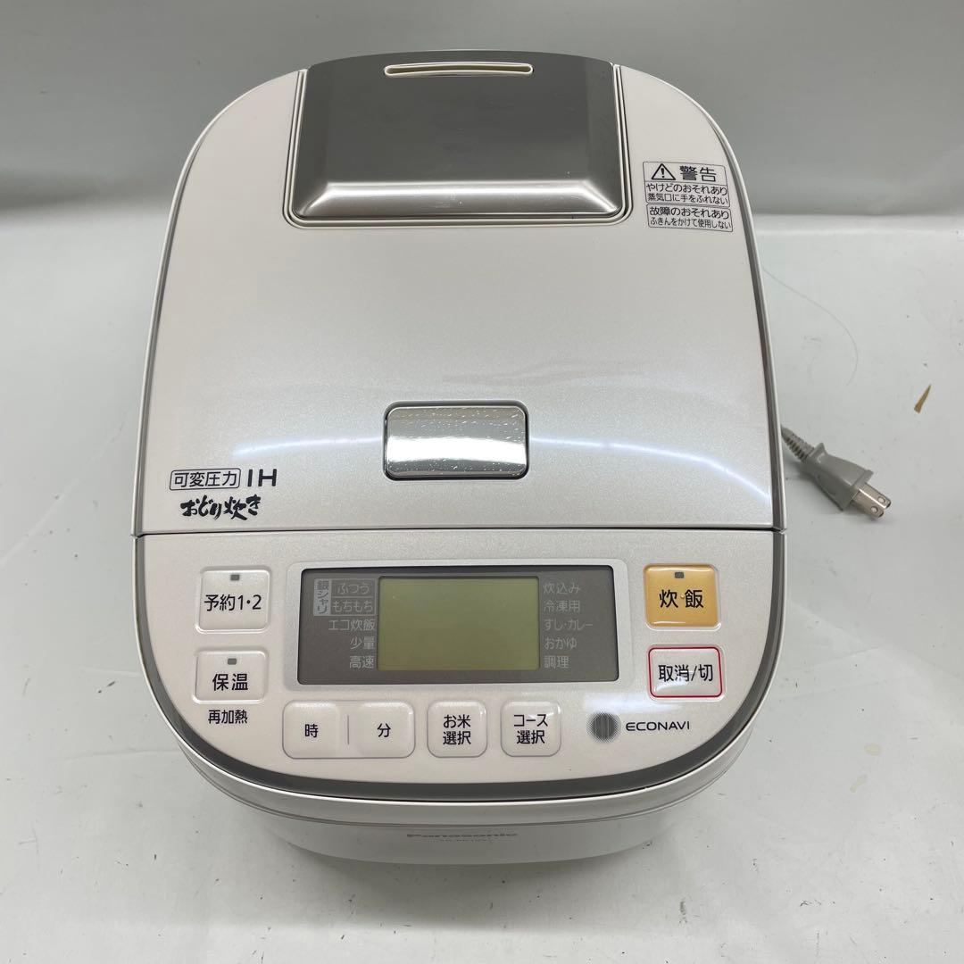 Panasonicおどり炊き 可変圧力IH炊飯器 SR-PB105/ホワイト