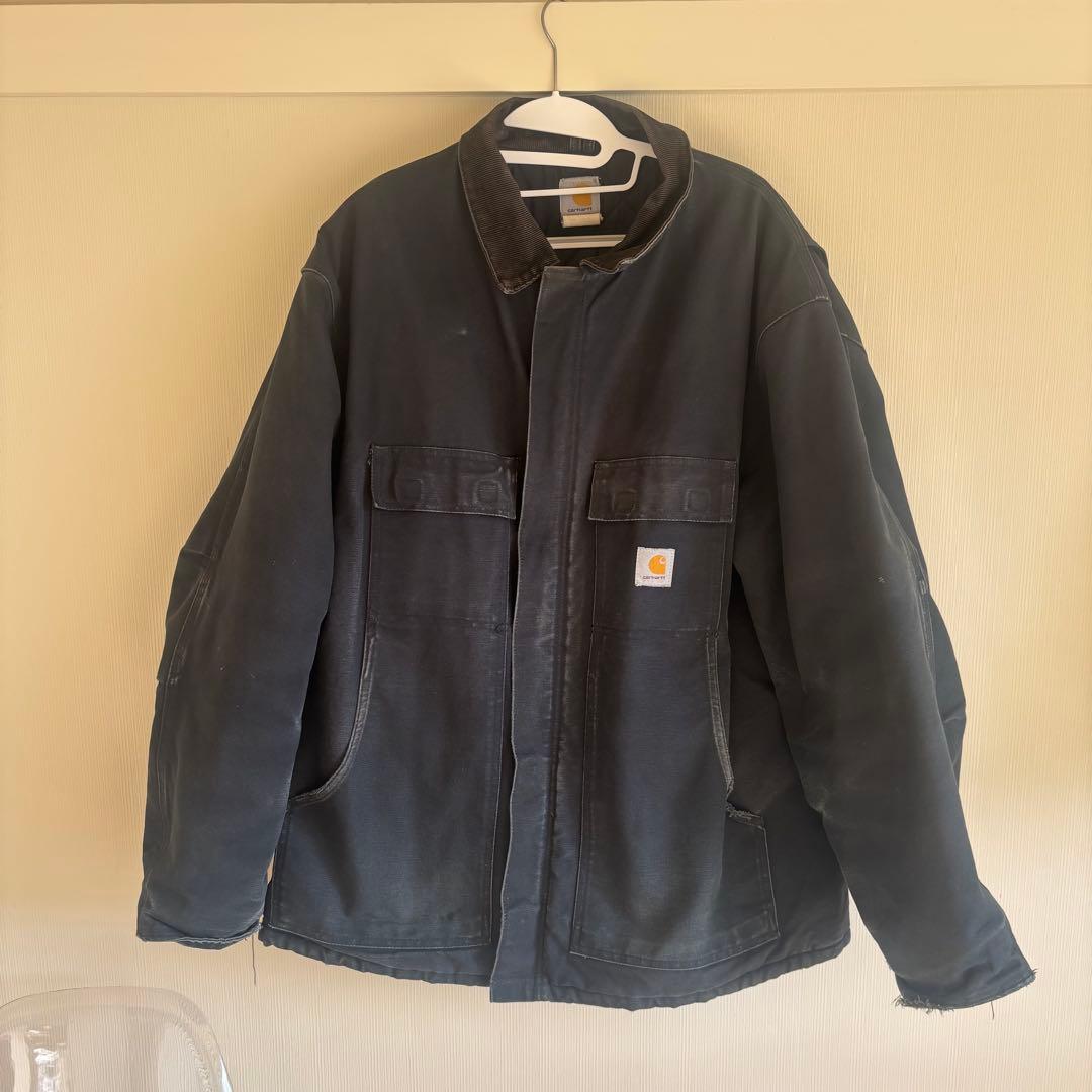 90s Carhartt トラディショナルジャケット 深緑OUR'S モーガン