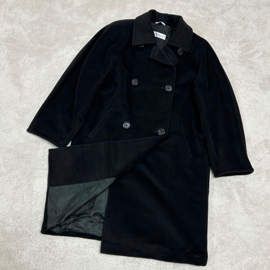♦︎新品同様♦︎MaxMara♦︎マックスマーラ♦︎ブラック♦︎カシミヤ♦︎ピーコート♦︎13