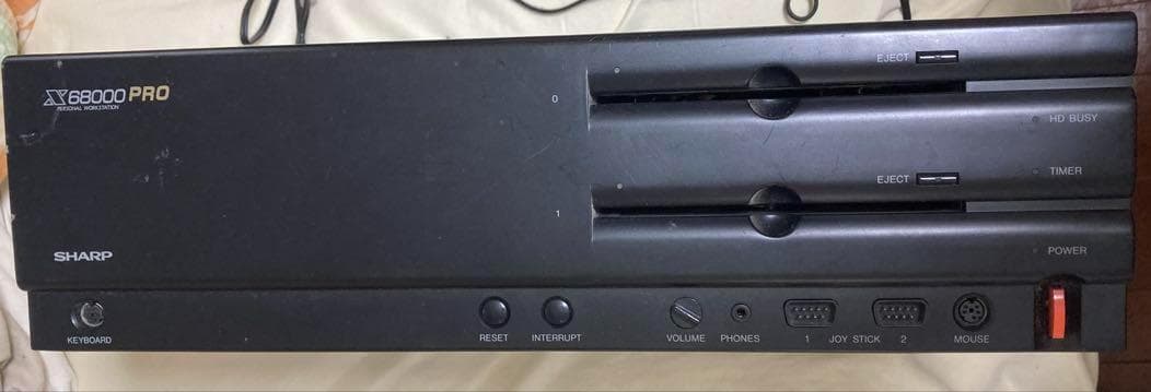 X68000 PRO（CZ-652C-bk）と餓狼伝説SPECIAL