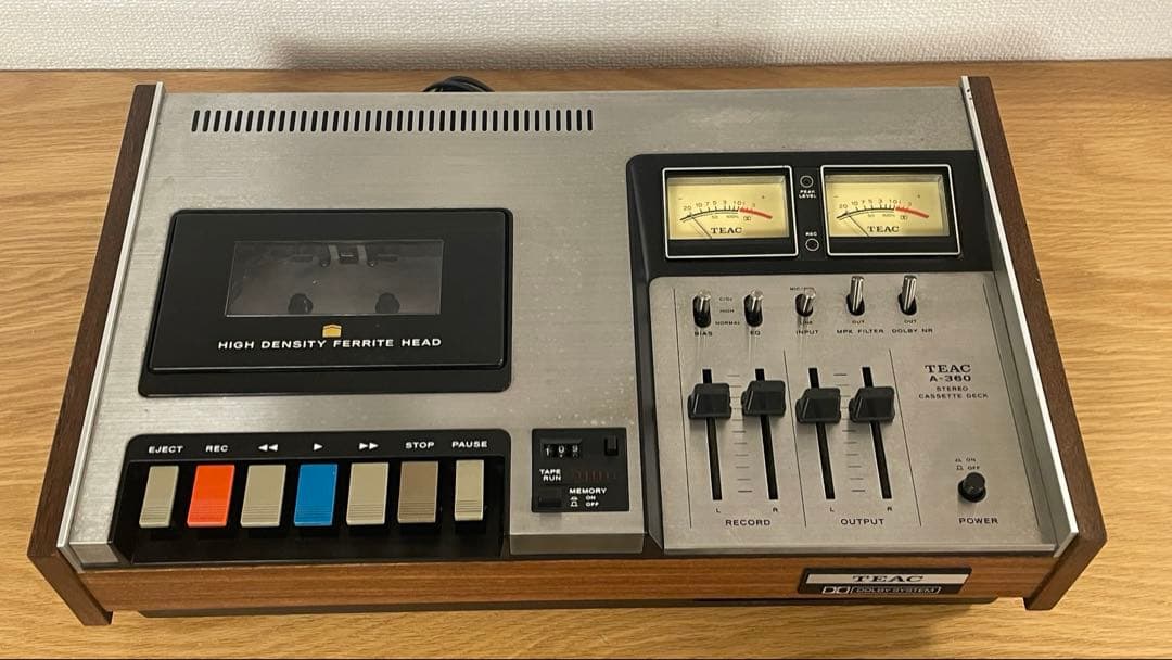 【音出•録音確認済】TEAC A-360 カセットデッキ