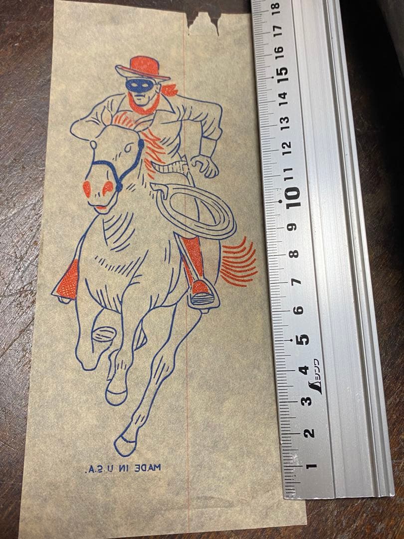 50s'カウボーイ、ミッキー転写紙セット