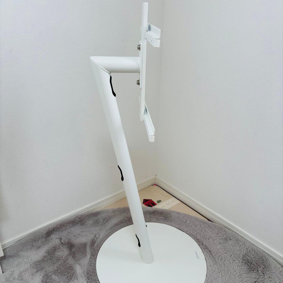 EQUALS WALL A2 ロータイプ　FLAT BASE テレビスタンド　白