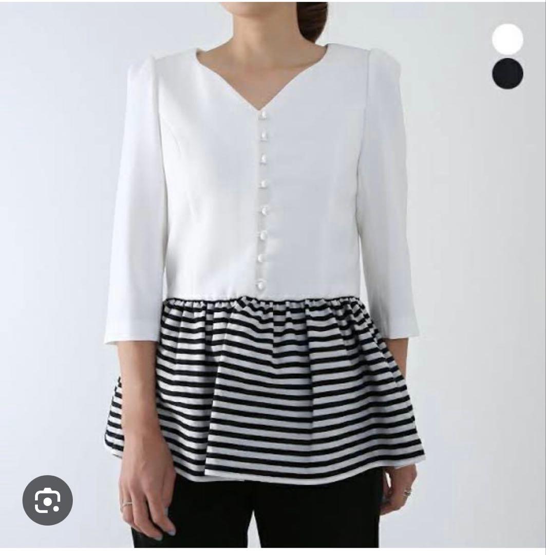 み*ー様 BORDERS at BALCONY フレアブラウス 38