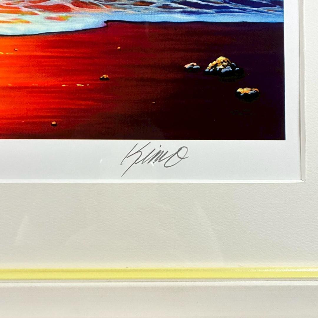 【最終値下げ】美品 キモ KIMO「ファイヤーダンス」シルクスクリーン 証明書有