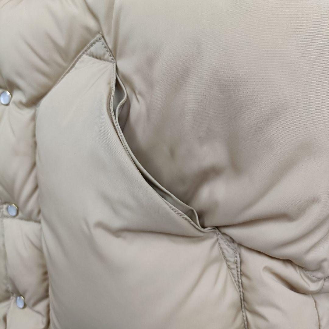 ★極美品★ ロッキーマウンテンフェザーベッド ダウンベスト ベージュ 40サイズ