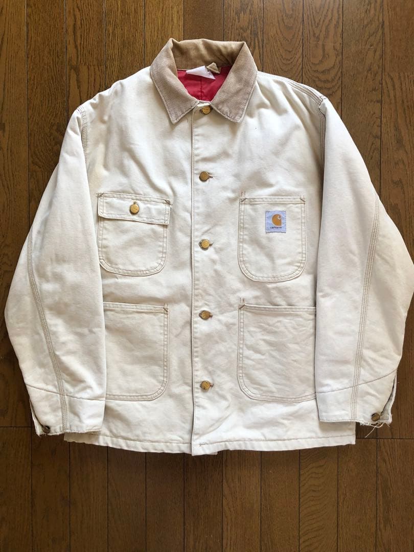 USA製♤カーハート◆carhartt カバーオール　チョアコート♤アメカジ古着