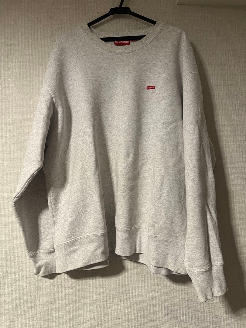 Supreme Small Box Crewneck Ash Grey Lサイズ