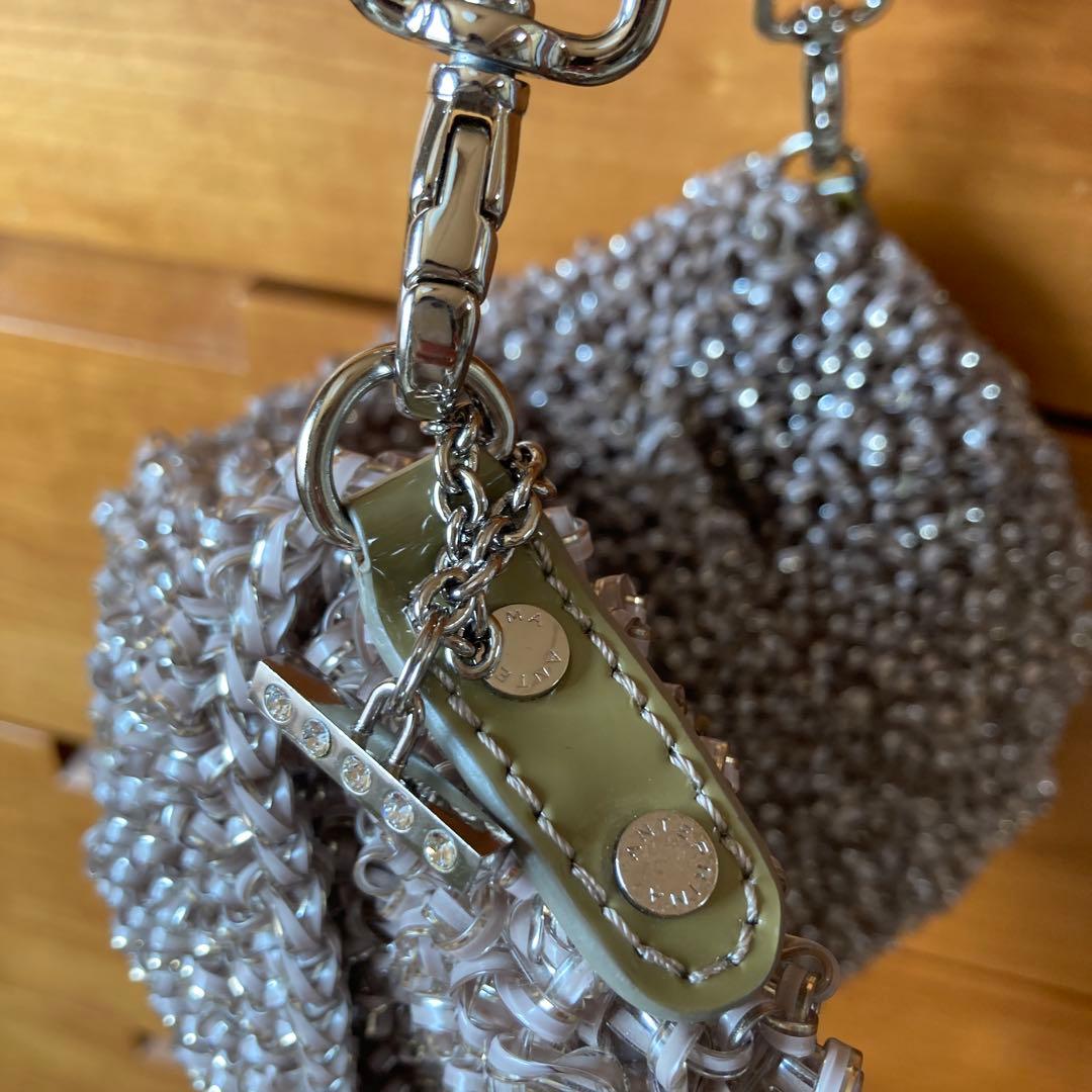 ANTEPRIMA グレーベージュ パーティーワイヤーバッグ