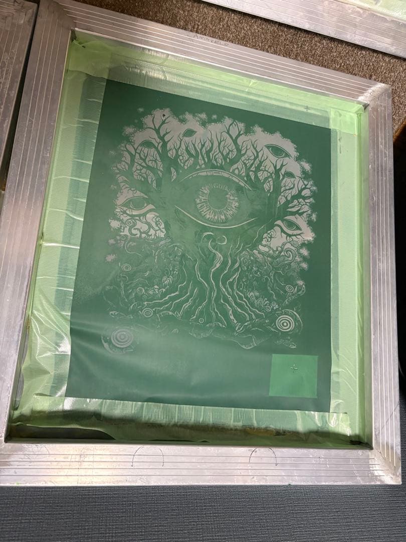 シルクスクリーン用アルミフレーム 46×51cm /160メッシュ 12枚セット