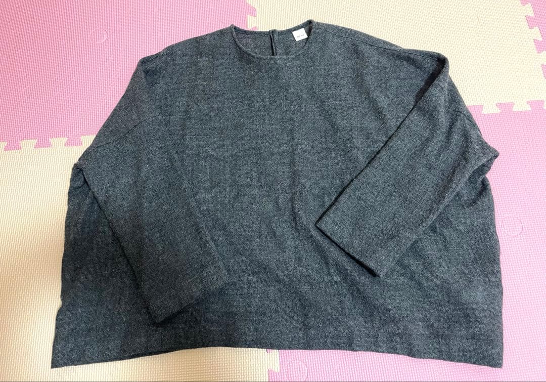 ウールガーゼワイドプルオーバー　かぐれ